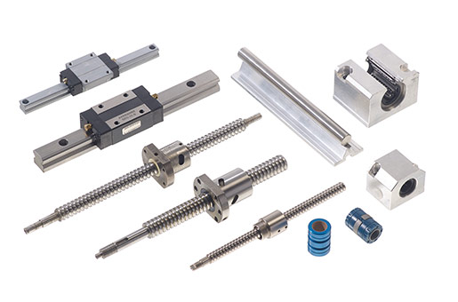 Linear Guide Rail Bearing Steel Material 2Pcs Linear Guide Rail Ballscrew for Precision Linear Movement for Automatic Equipment 