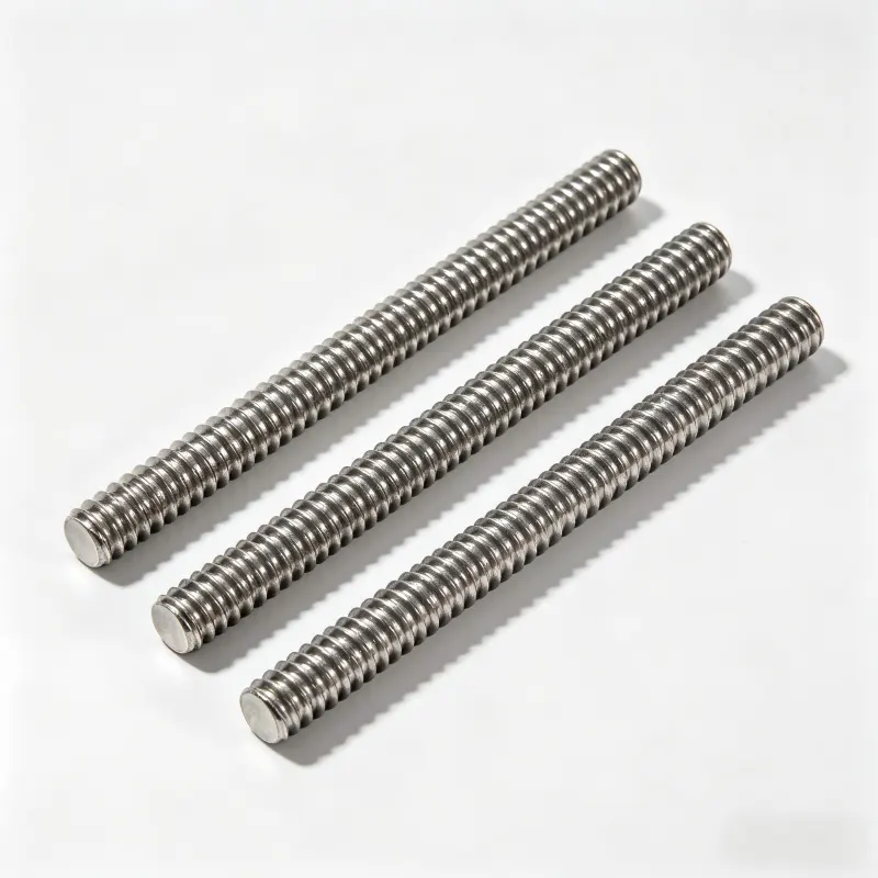 BS 6744 Grade 1.4162 duplex stainless steel ribbed rebar with crescent-shaped transverse ribs for high-strength concrete reinforcement