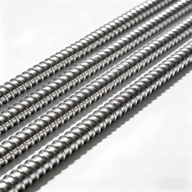 Deformed XM-29 (UNS S24000) stainless steel reinforcement bars with rib pattern, ASTM A955/A955M compliant
