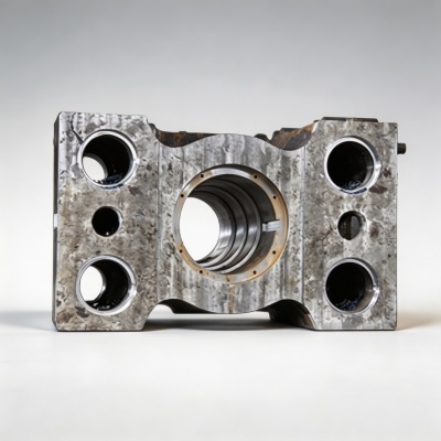 Heavy press crossbeam forging